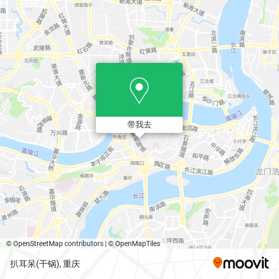 扒耳呆(干锅)地图