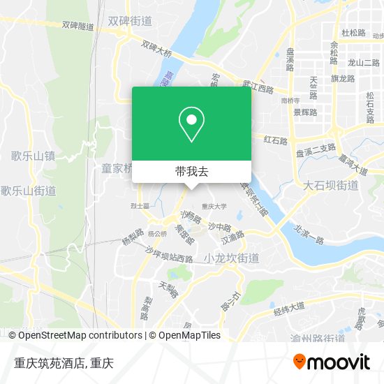 重庆筑苑酒店地图