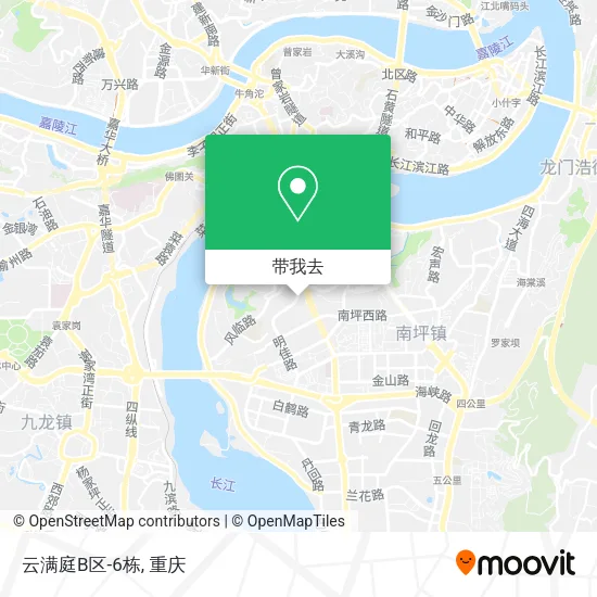 云满庭B区-6栋地图