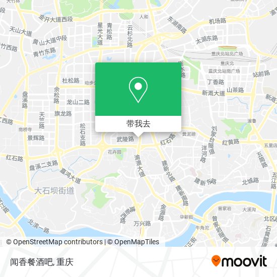 闻香餐酒吧地图