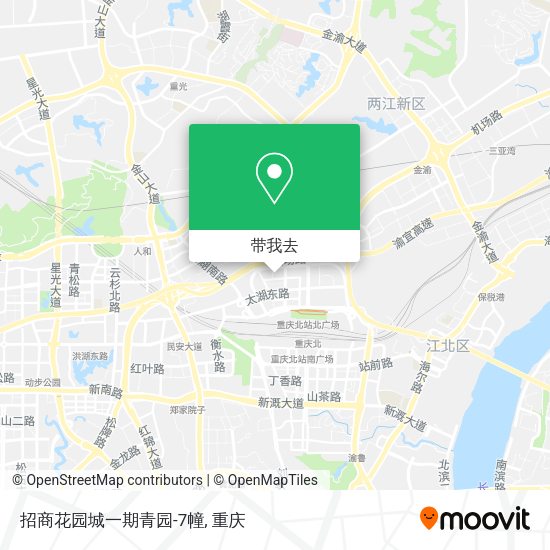 招商花园城一期青园-7幢地图