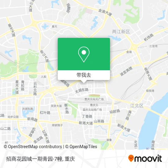 招商花园城一期青园-7幢地图