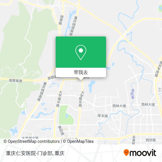 重庆仁安医院-门诊部地图