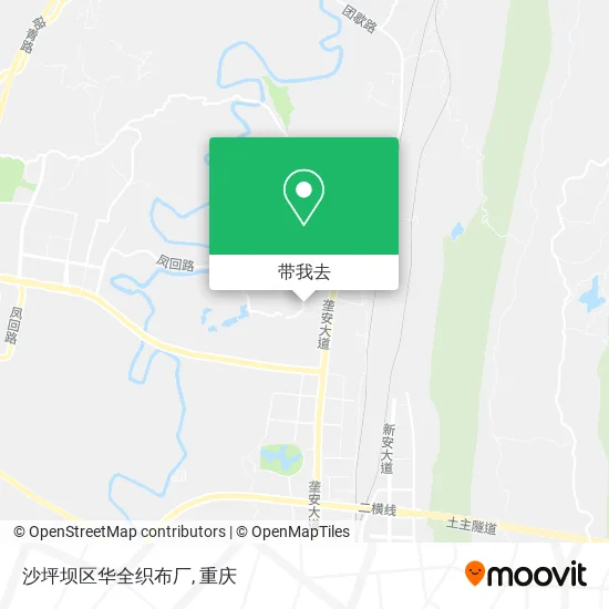 沙坪坝区华全织布厂地图