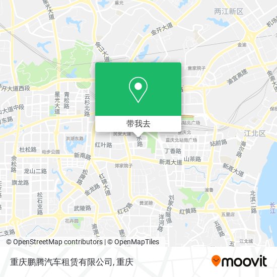 重庆鹏腾汽车租赁有限公司地图