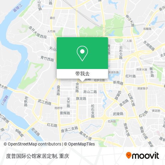 度普国际公馆家居定制地图