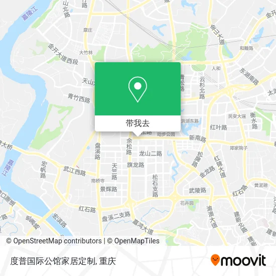 度普国际公馆家居定制地图