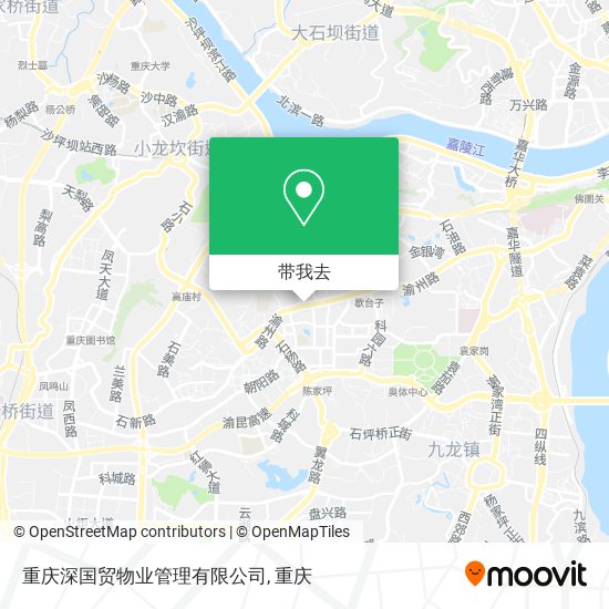 重庆深国贸物业管理有限公司地图