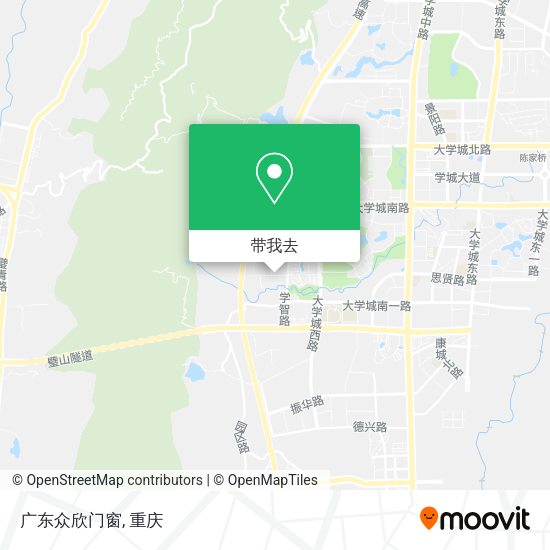 广东众欣门窗地图