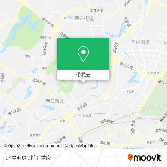 北岸明珠-北门地图