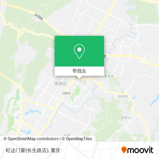 旺达门窗(长生路店)地图