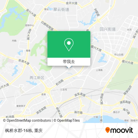 枫桥水郡-16栋地图
