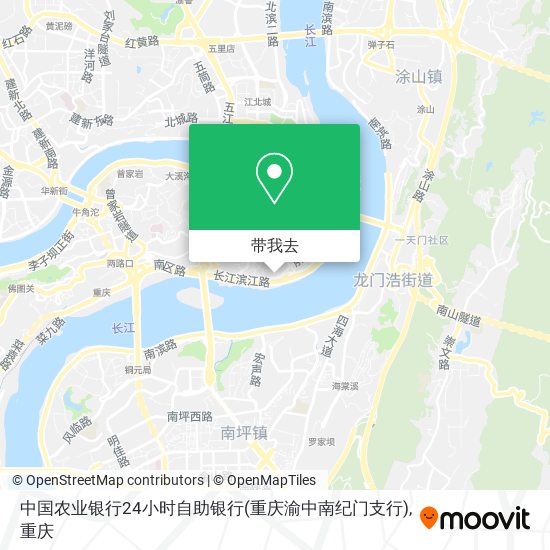 中国农业银行24小时自助银行(重庆渝中南纪门支行)地图