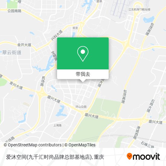 爱沐空间(九千汇时尚品牌总部基地店)地图