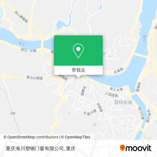 重庆海川塑钢门窗有限公司地图