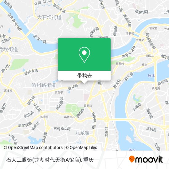 石人工眼镜(龙湖时代天街A馆店)地图