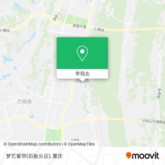 梦艺窗帘(石板分店)地图