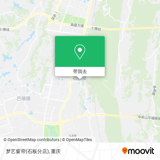 梦艺窗帘(石板分店)地图