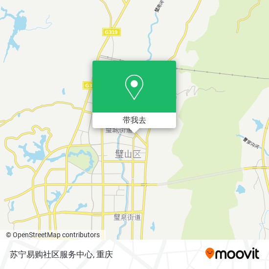 苏宁易购社区服务中心地图