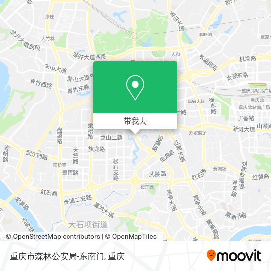 重庆市森林公安局-东南门地图