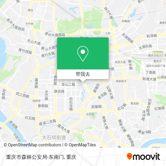 重庆市森林公安局-东南门地图