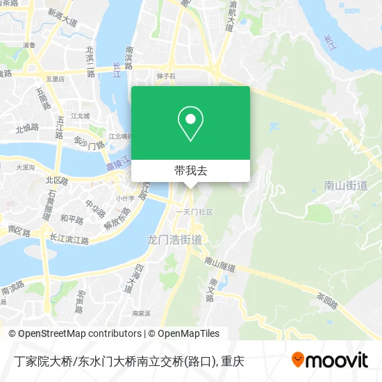 丁家院大桥/东水门大桥南立交桥(路口)地图