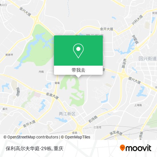 保利高尔夫华庭-29栋地图