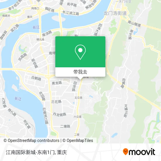 江南国际新城-东南1门地图