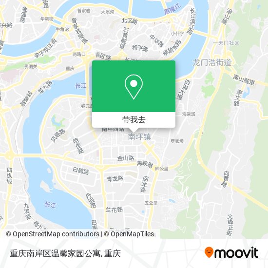 重庆南岸区温馨家园公寓地图