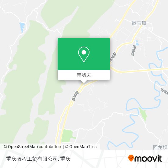 重庆教程工贸有限公司地图