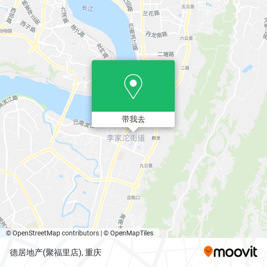 德居地产(聚福里店)地图