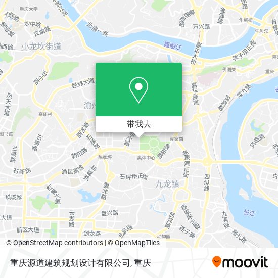 重庆源道建筑规划设计有限公司地图