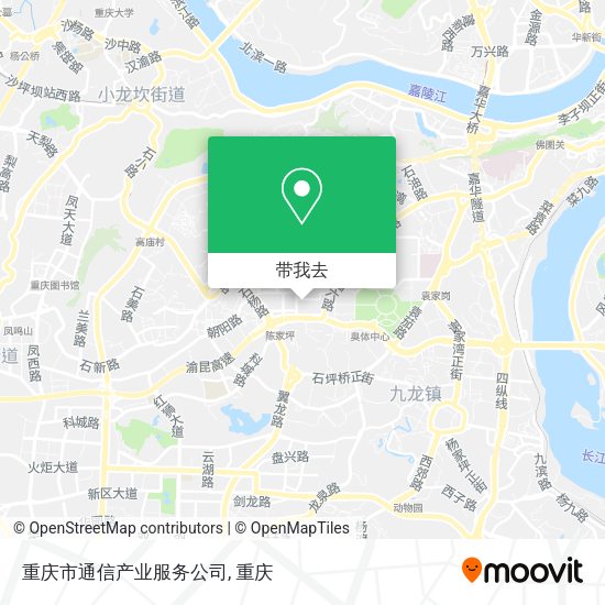 重庆市通信产业服务公司地图