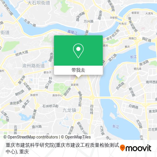 重庆市建筑科学研究院(重庆市建设工程质量检验测试中心)地图