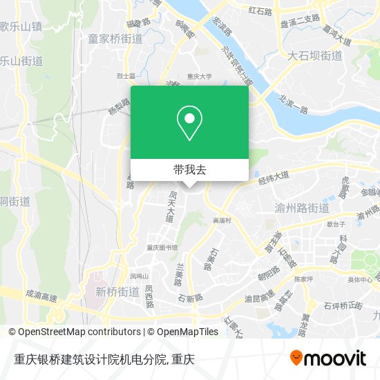 重庆银桥建筑设计院机电分院地图
