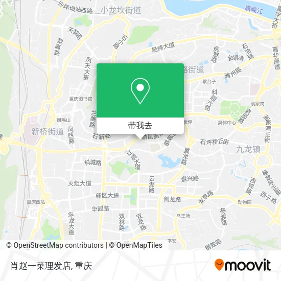 肖赵一菜理发店地图