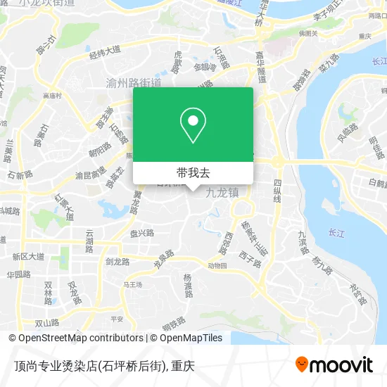 顶尚专业烫染店(石坪桥后街)地图