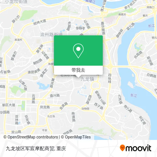 九龙坡区军宸摩配商贸地图
