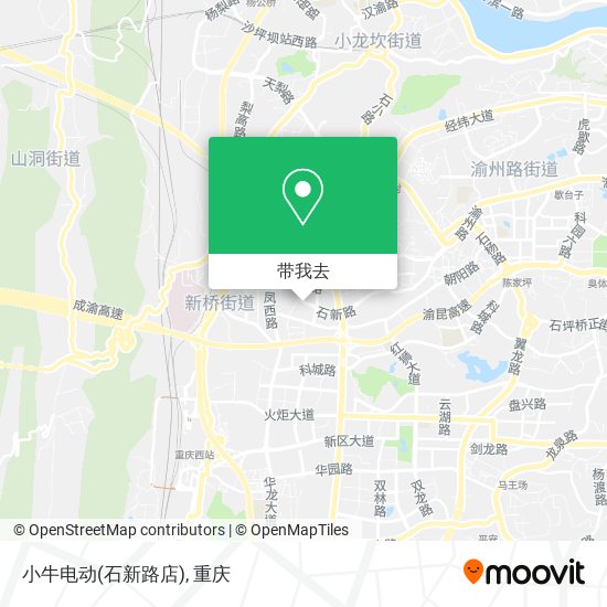 小牛电动(石新路店)地图