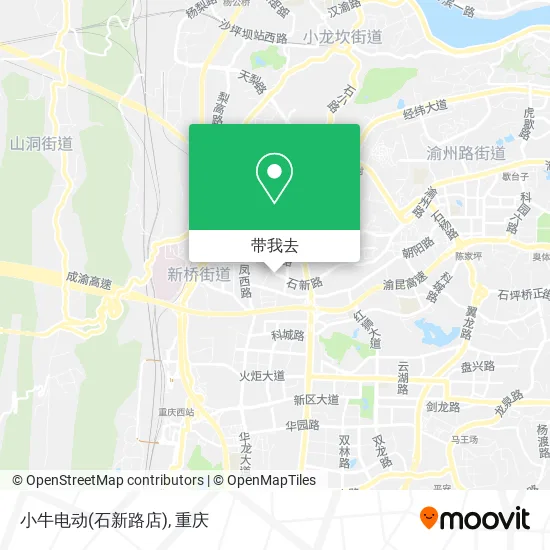 小牛电动(石新路店)地图