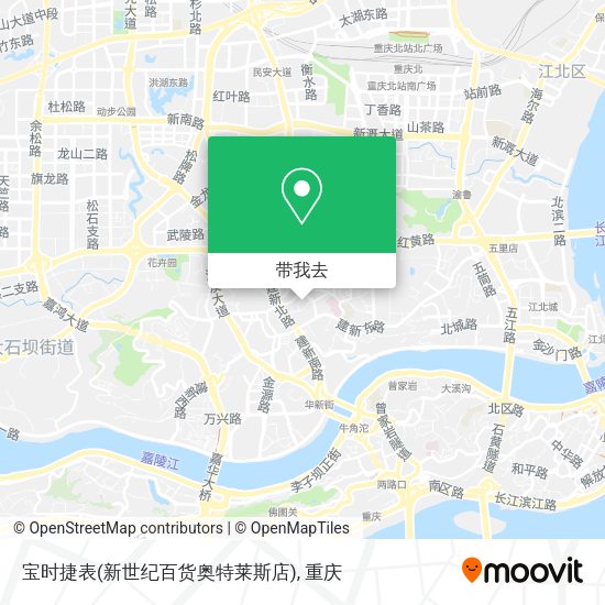 宝时捷表(新世纪百货奥特莱斯店)地图