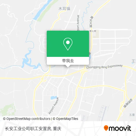长安工业公司职工安置房地图