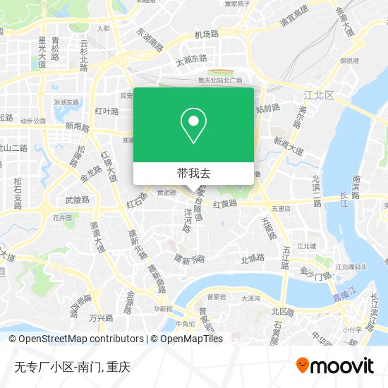 无专厂小区-南门地图