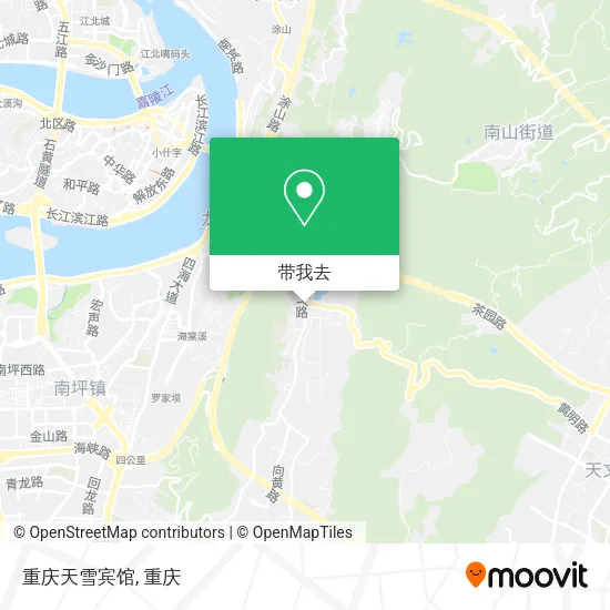 重庆天雪宾馆地图