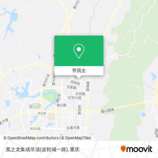 凰之龙集成吊顶(皮鞋城一路)地图