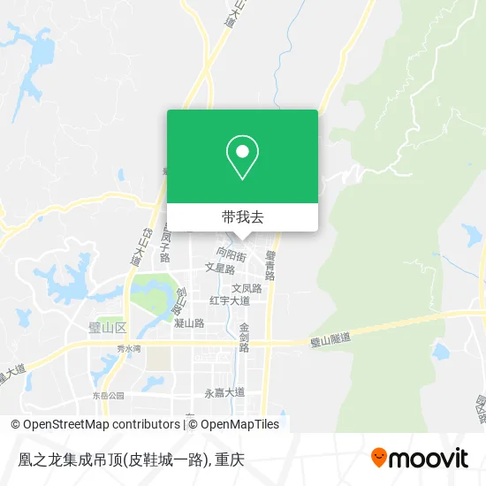 凰之龙集成吊顶(皮鞋城一路)地图