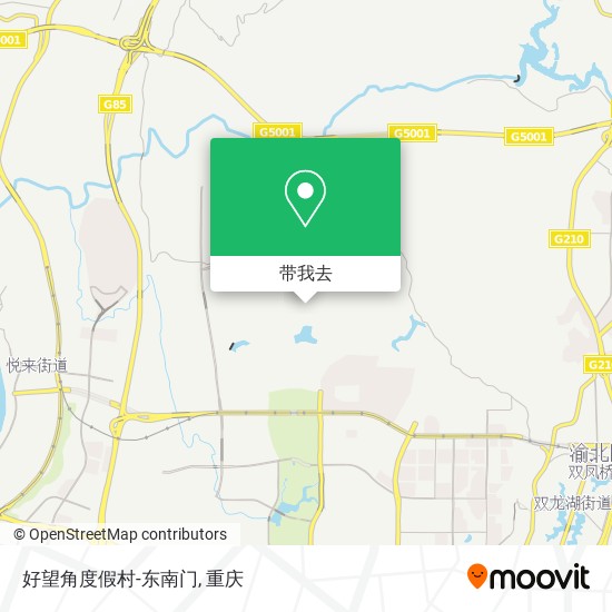 好望角度假村-东南门地图