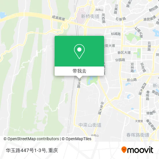 华玉路447号1-3号地图