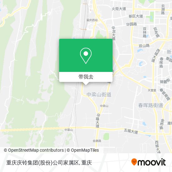 重庆庆铃集团(股份)公司家属区地图