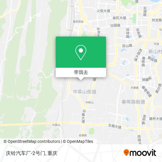 庆铃汽车厂-2号门地图